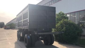 Stake Full Trailer With Turntable Drawbar
