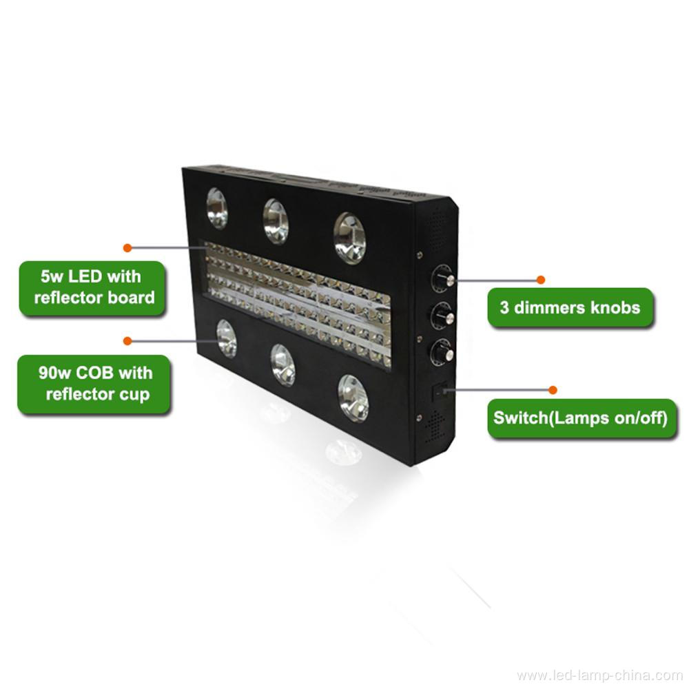 Three Dimmers 900w Noah6 LED Grow Light