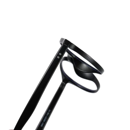 Anti-Blue Light Fashion Round Eyewear Optical Glasses PC Frame A13001