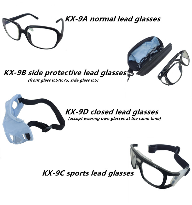 Radiation X Ray Side Protection Lead Glasses