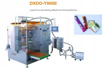Pvc / Bopp Fully Auto Sachet Milk Packing Machine With Roller Heat Sealing