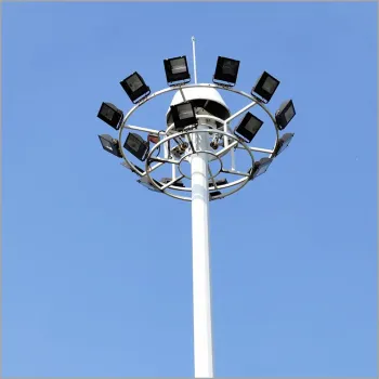 High Mast Lighting Poles for Solar LED Street Lights (6M-12M) - 20M to 30M Galvanized Poles