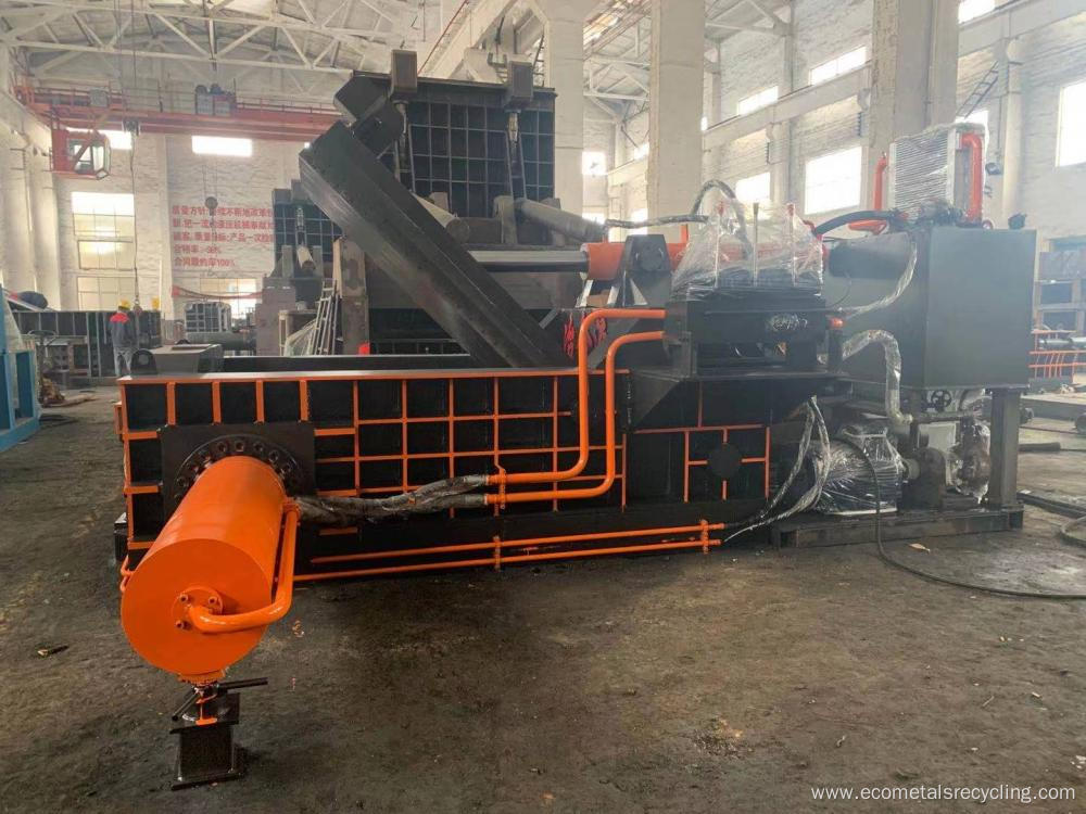 Waste Aluminum Copper Steel Scrap Metal Baler Equipment