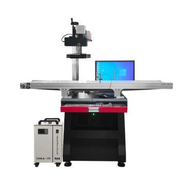 Máquina de marcação a laser UV totalmente automática na linha