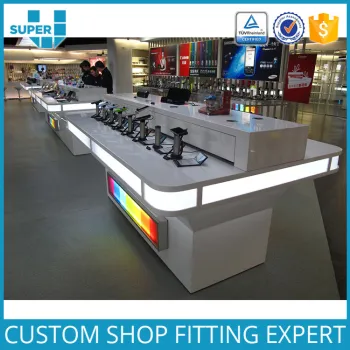 2017 Excellently Modern Retail Store Cell Phone Mall Accessories Kiosk