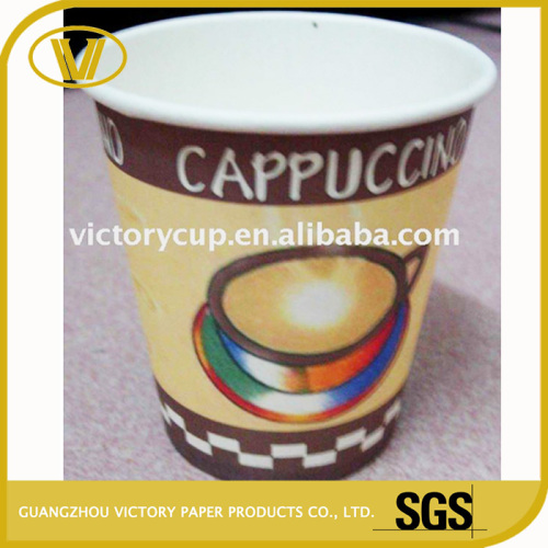 paper cup disposable fan tea coffee paper cup fan