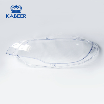 Car Front Headlight Lens Cover for BMW X6 E71 2008-2014 xDrive 35i/40i/50i - Glass Cover