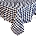 100% cotton grid table cloth-oblong