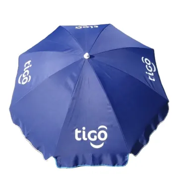 Wholesale Outdoor 180 cm Beach Umbrellas with Logo Printing