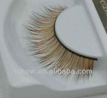 High quality pure handmade Fox fur false eyelashes , lash extension