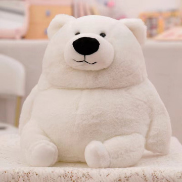 White polar bear stuffed animal for children