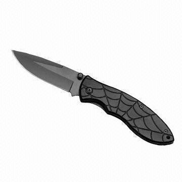 S.S knife with aluminum handle, folder knife, survival knife, army knife