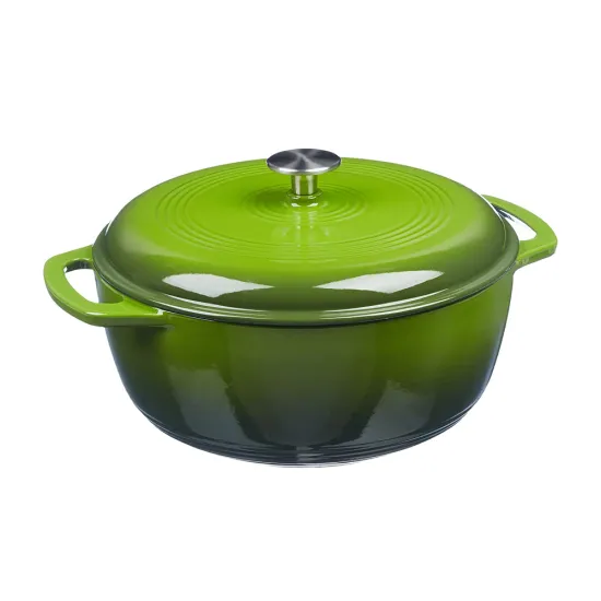 Colorful Enamel Non-Stick Cast Iron Casserole Pot