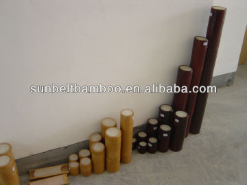 Colored bamboo candlestick