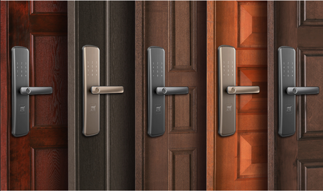 Space Grey Camera Smart Lock