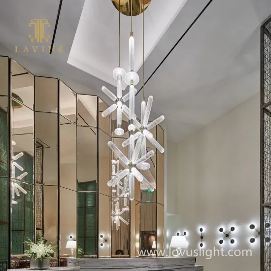 2022 latest technology chandelier indoor chandelier hotel lighting decoration chandelier