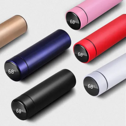 2023 Smart Stainless Steel Vacuum Flask with LED Temperature Display - The Ultimate Drinkware Experience