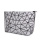 Geometric foldable brushed fabric hangbag