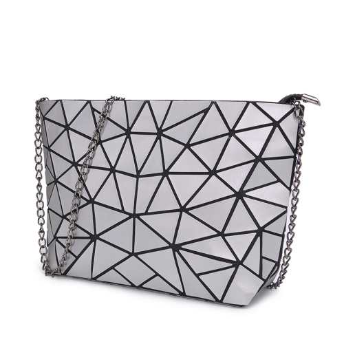 Shoulder Bags 2020 Ladies Women Handbags Geometric foldable brushed fabric hangbag Supplier