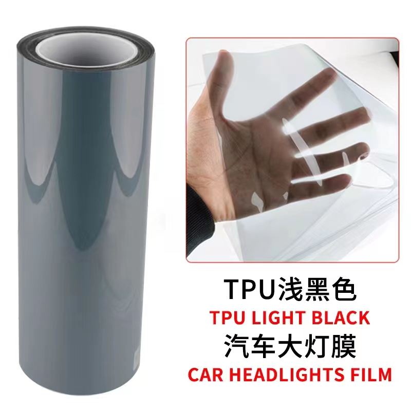 Tpu Light Black Headlight Film