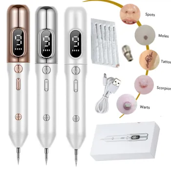 Professional Beauty Instrument Kit: LED Display Spot Removal, Mole Removal Pen, Spot Sweeping Machine, Blue Light Acne & PLEXEL Plasma Pen