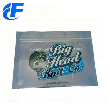 Customized Printed Soft Plastic Fishing Lures Packaging Bags