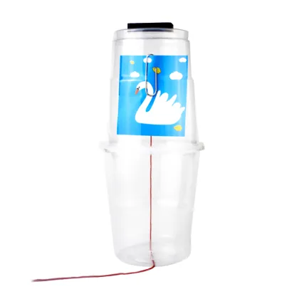 Magnetic Suspension Floating Paper Swans Science Experiment Toy for Kids