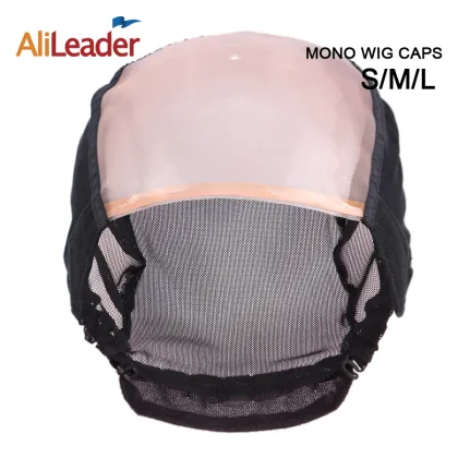 Alileader S/M/L Size Adjustable Wig Cap Monofilament Wig Cap