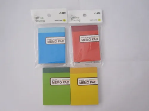 Memo Pad 120 Pages Color Series 
