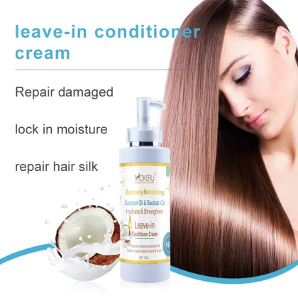 Private Label Custom Leave-in Deep Repair Herbal Coconut Oil Conditioner in Bulk