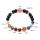 Gemstone Planetary bracelet Natural Stone Quartz Elastic Adjustable Bracelet for Men Women