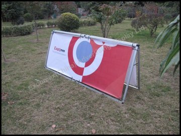 aluminum A frame banner, outdoor advertising frame banner