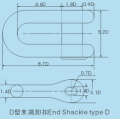 end shackle type anchor shackle