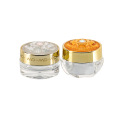 Crema d&#39;oro vuoto Diamond Crema Oro vuoto Sampioni di plastica cosmetica 5 ml