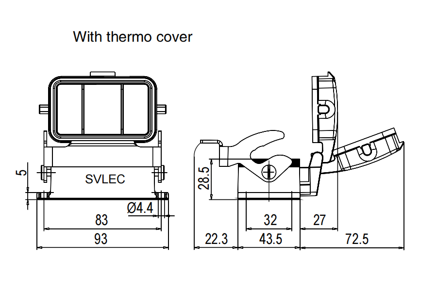 Connector Covers for D-sub connector