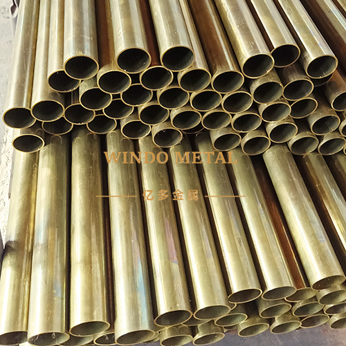 Brass Pipes with Nature Surface and Annealed