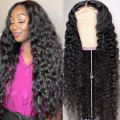 Wholesale Vendors 13X4 12A Swiss Lace Front Brazilian Human Hair Wigs Pelucas Glueless Full Lace Wigs Water Wave Hd Lace Wig