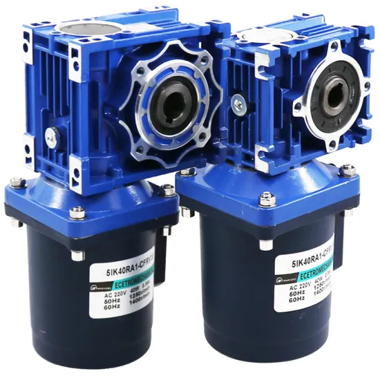 High Torque AC Speed Control Motors: 6W to 200W Single & Three Phase Induction Motors with Gearbox Reducers