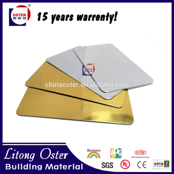 Gold Mirror Acp,Exterior Wall Mirror Acp