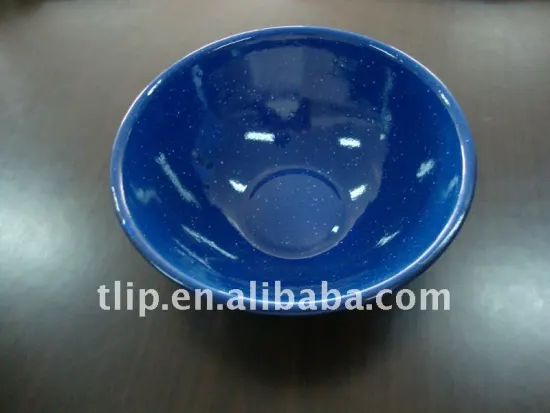 enamel, camping used, out door, dinner bowl