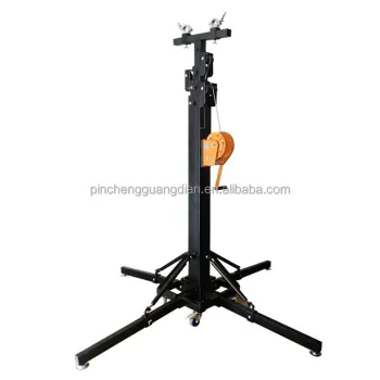 6M Heavy Duty Stage Rear Projection Stand with Telescopic Folding Legs - 250Kg Capacity