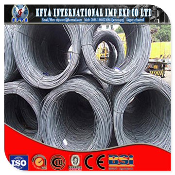 5.5mm-8mm hot rolled SAE1008B/1006 steel wire rod