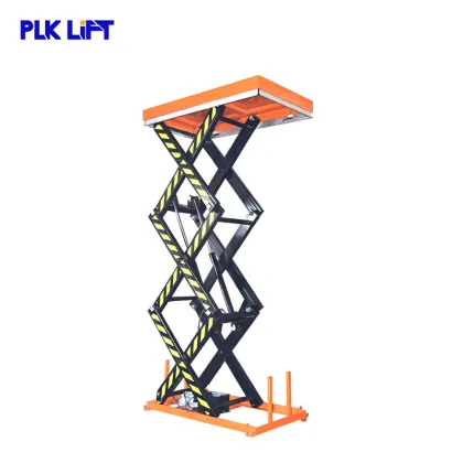 Hydraulic Work Platform Lift Three Scissor Lifter
