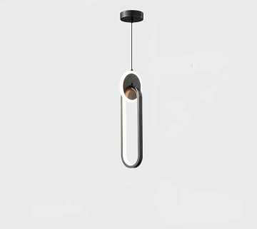 Minimalist Bedroom Bedside Chandelier Modern Lines LED