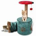 Papillon/coccinelle chat arbre, disponible en vert et rouge