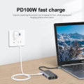 Estación de acoplamiento USB C 8in1 Tipo C Adaptador