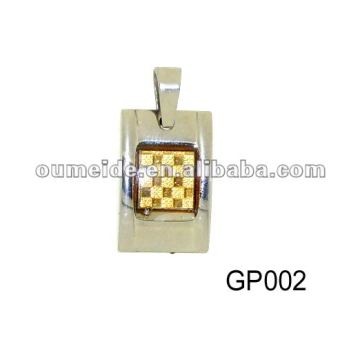 OEM/ODM Metal Factory stainless steel pendant with gold plating