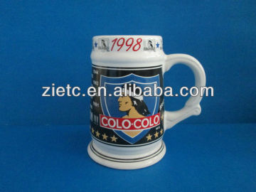 jumbo ceramic beer mug
