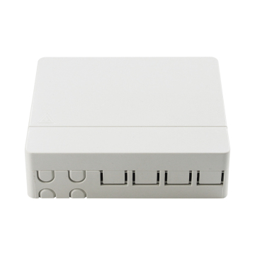 4 SC Ports Fiber Optic Outlet Wall Box