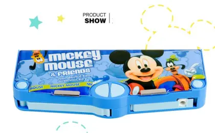 Cartoon Pencil Bag & Plastic Pencil Box